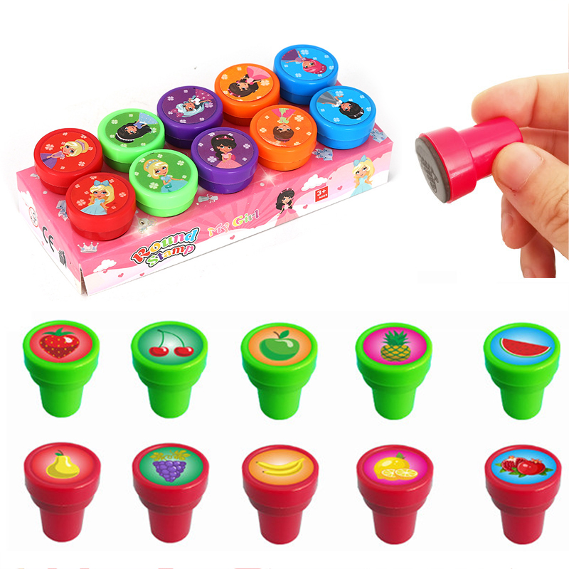 Painting Supplies - 10 adet/kutu Çeşitli Pullar Kendinden mürekkepli