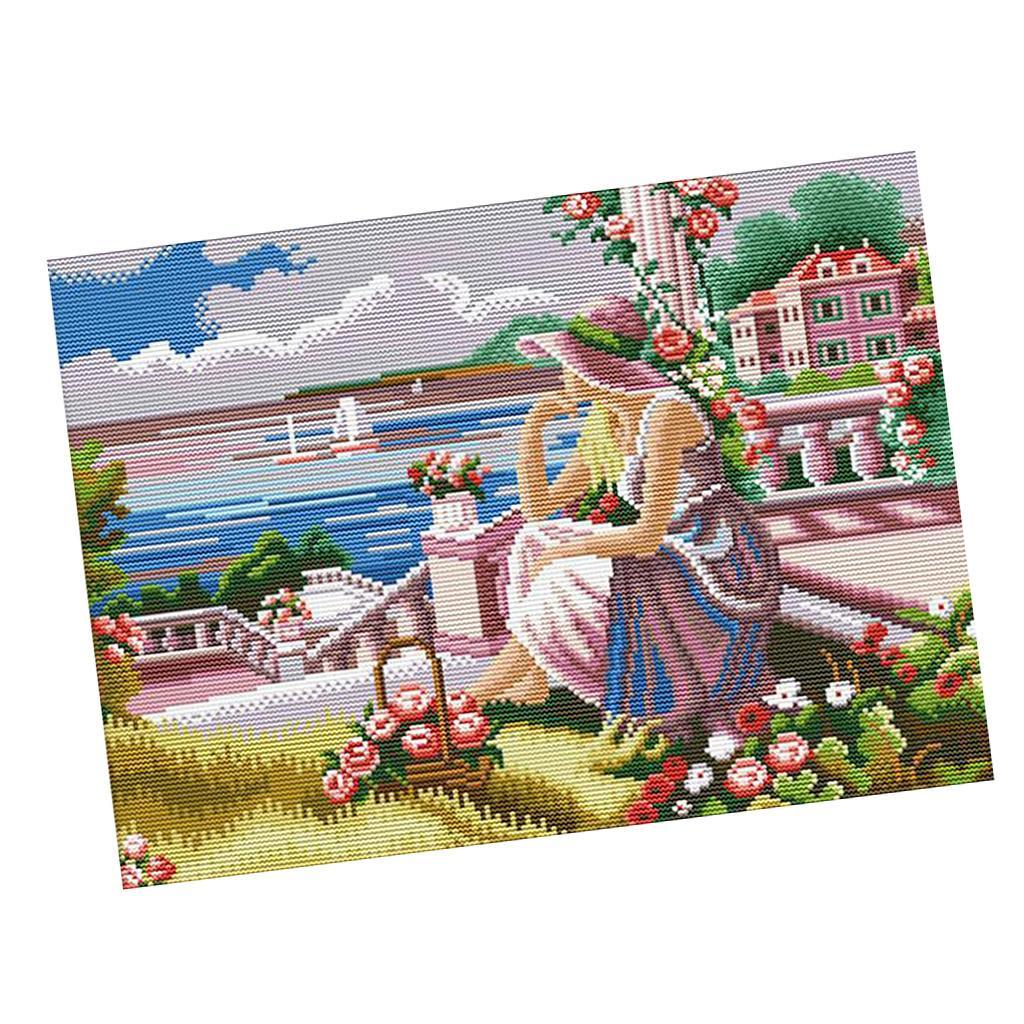 Cross Stitch Stamped Kits Beginners - Damgalı Çapraz Dikiş Kitleri Önceden Basılmış
