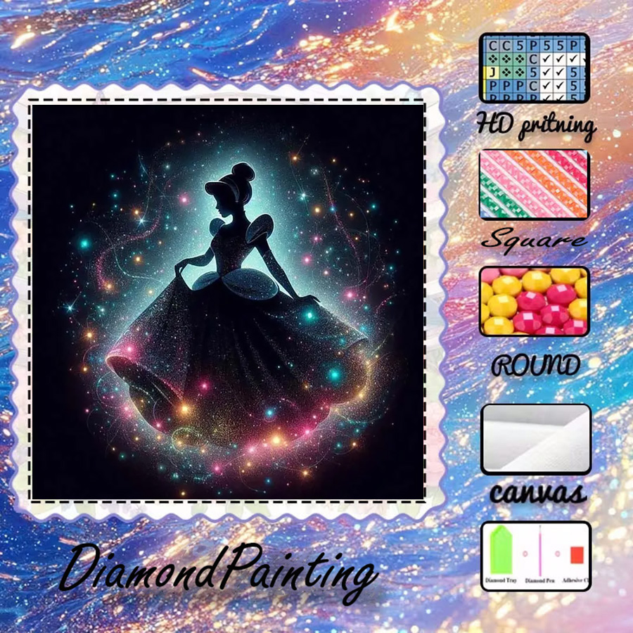 5D Diamond Painting Kit Full Drill - 1 parça - 5D-DIY - Flok