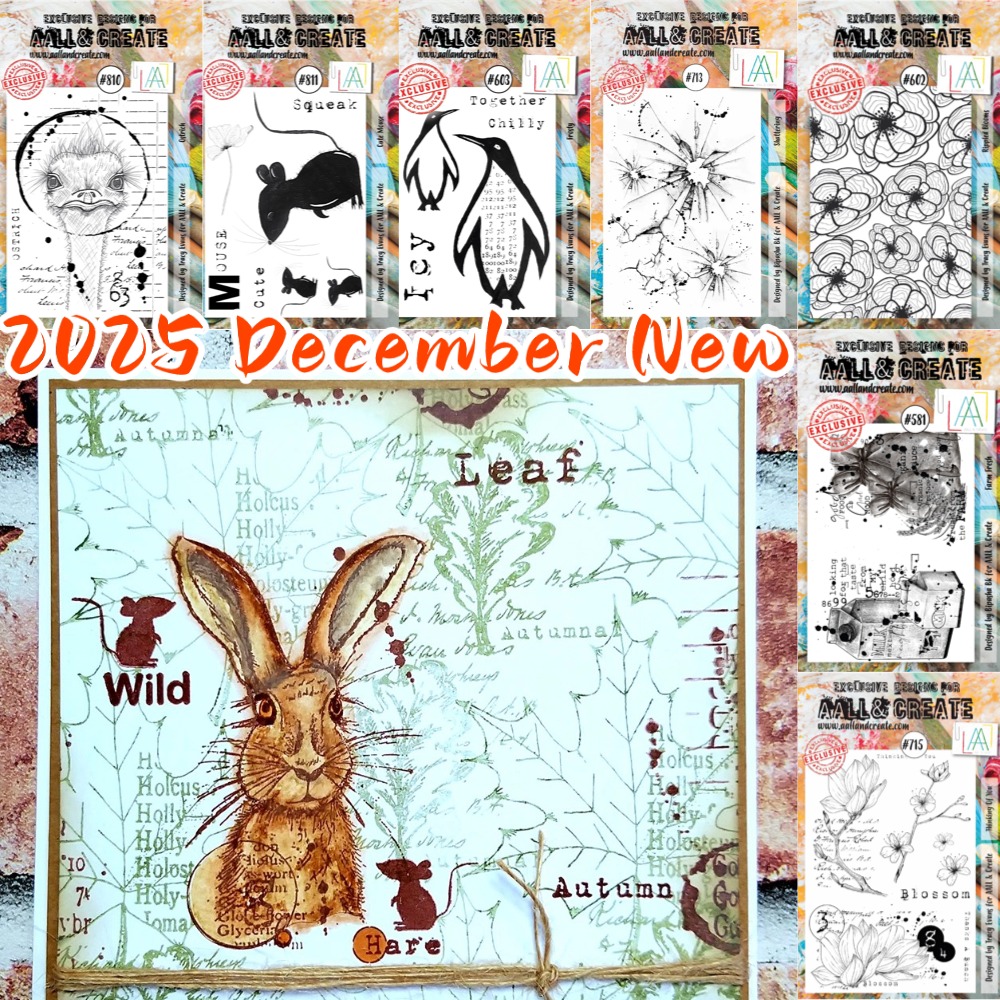 Clear Silicone Stamps For Card Making - DIY yapımı için şeffaf silikon damgalar,