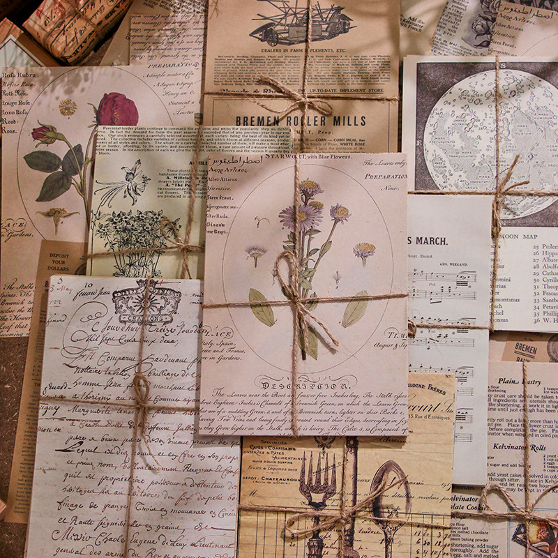 30 adet Vintage Scrapbooking K - Vintage Junk Journal Scrapbooking Paper incelemesi ve fiyatı