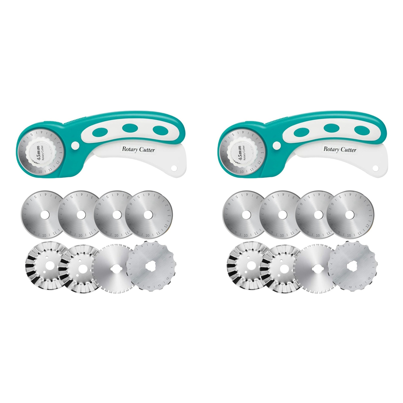 【SADECE BUGÜN!】16 Adet Döner B - Rotary Cutter For Fabric 45Mm incelemesi ve fiyatı