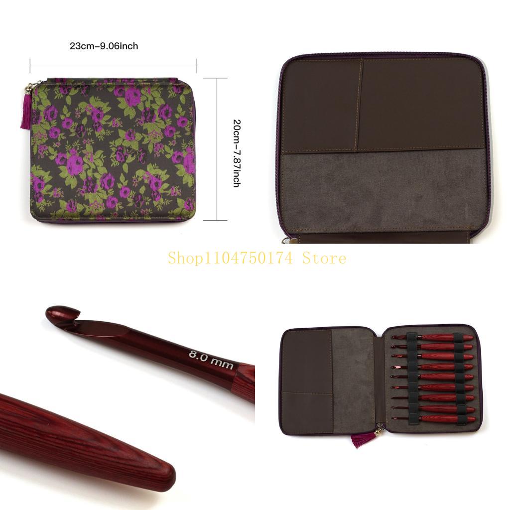 9 adet ahşap saplı alüminyum t - Wooden Crochet Hooks Ergonomic Handle incelemesi ve fiyatı