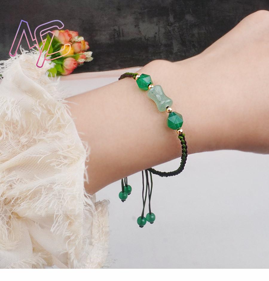 Yeşil Doğal Yeşim Boncuk Bilez - Beading incelemesi ve fiyatı