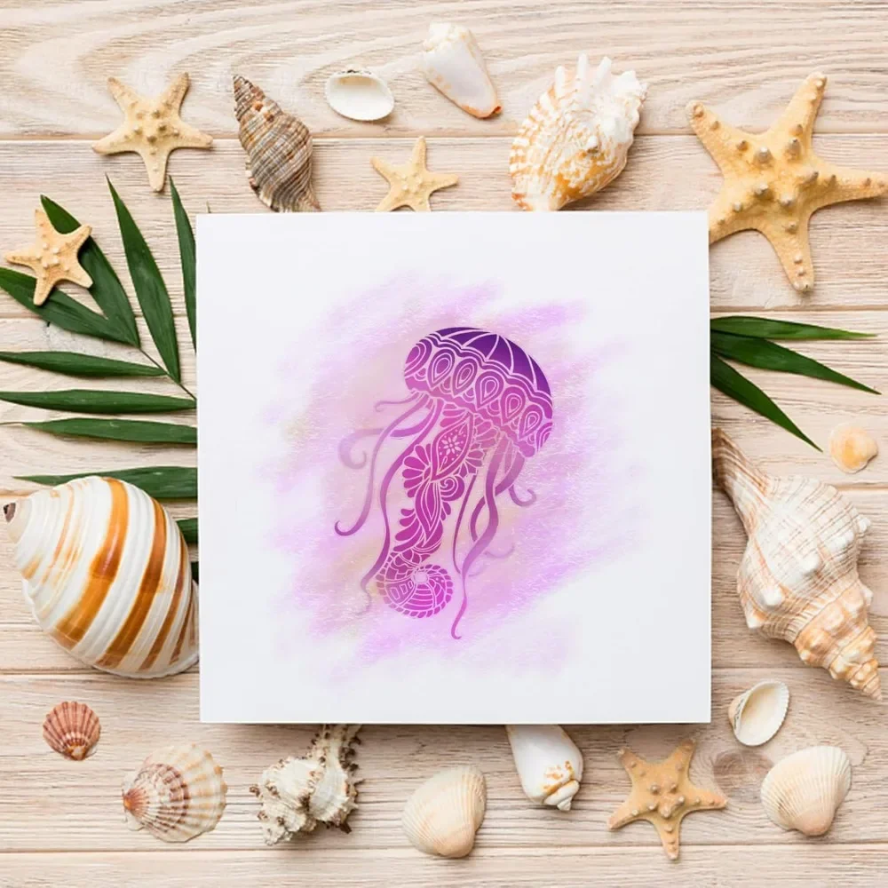 Okyanus Yaşamı Temizle Pullar  - Clear Silicone Stamps For Card Making incelemesi ve fiyatı