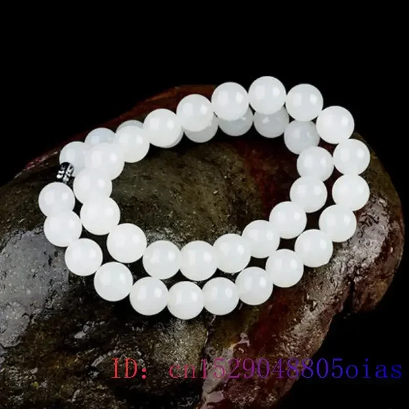 Beyaz yeşim boncuklu kolye bon - Beading incelemesi ve fiyatı