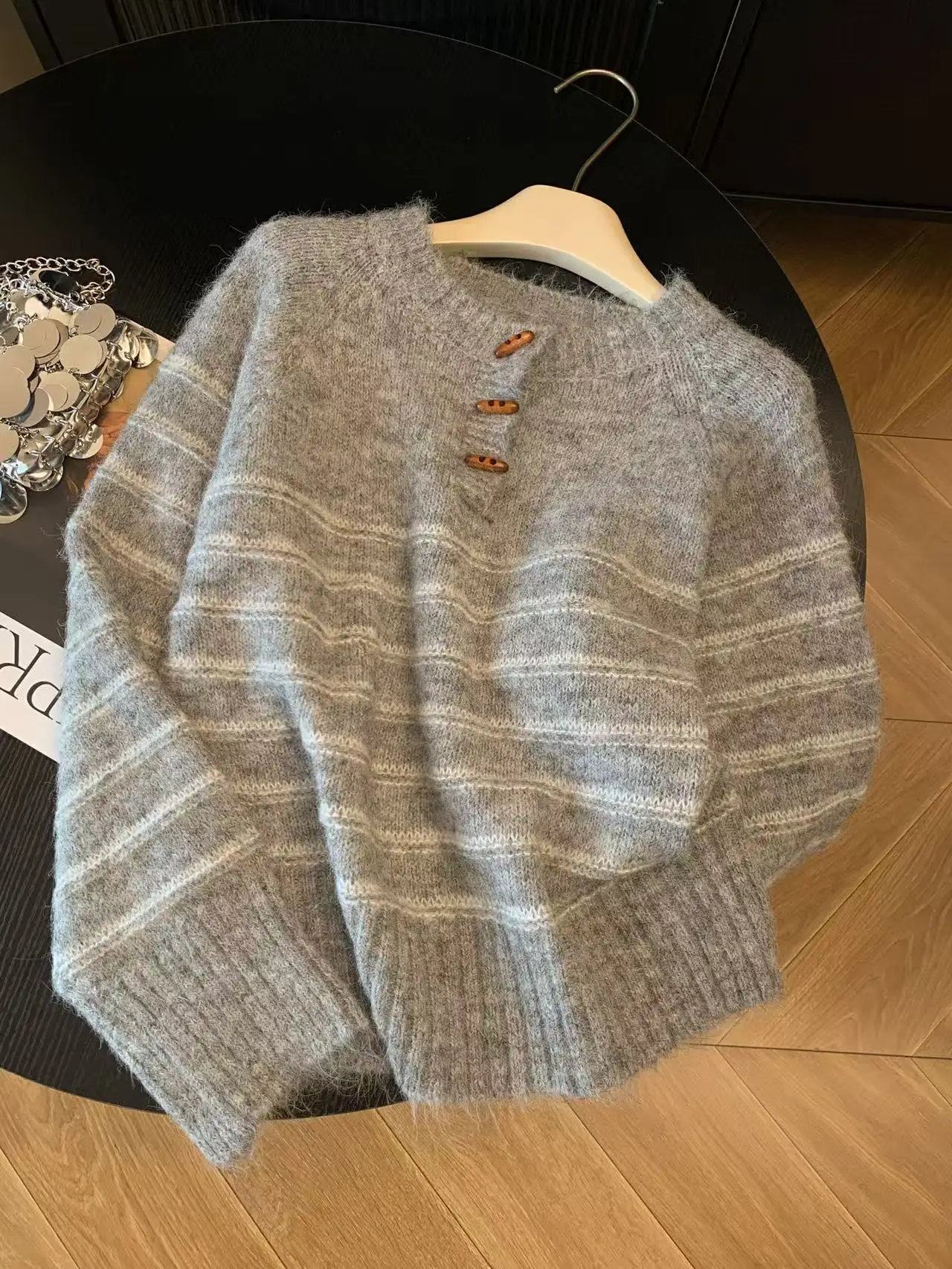 Sonbahar Kış Kadın Çizgili Yün - Embroidery incelemesi ve fiyatı