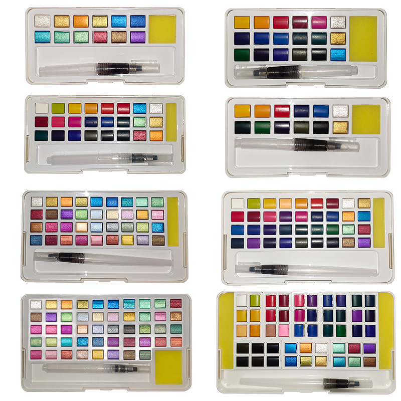 Katı Suluboya Boya Seti Çizim  - Watercolor Paint Set Solid Pigment incelemesi ve fiyatı