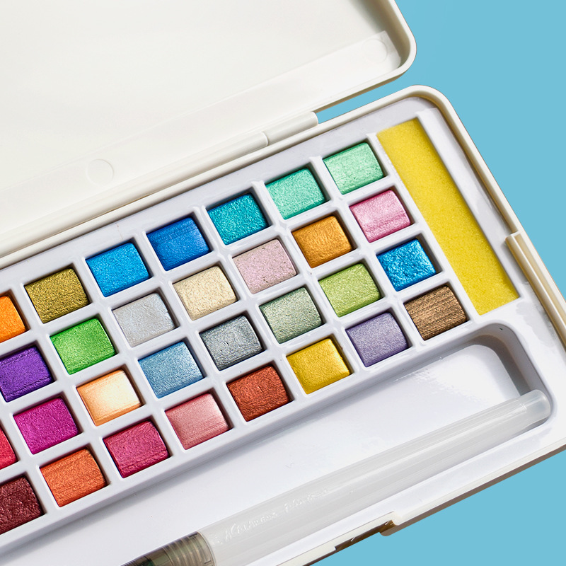 Katı Suluboya Boya Seti Çizim  - Watercolor Paint Set Solid Pigment incelemesi ve fiyatı