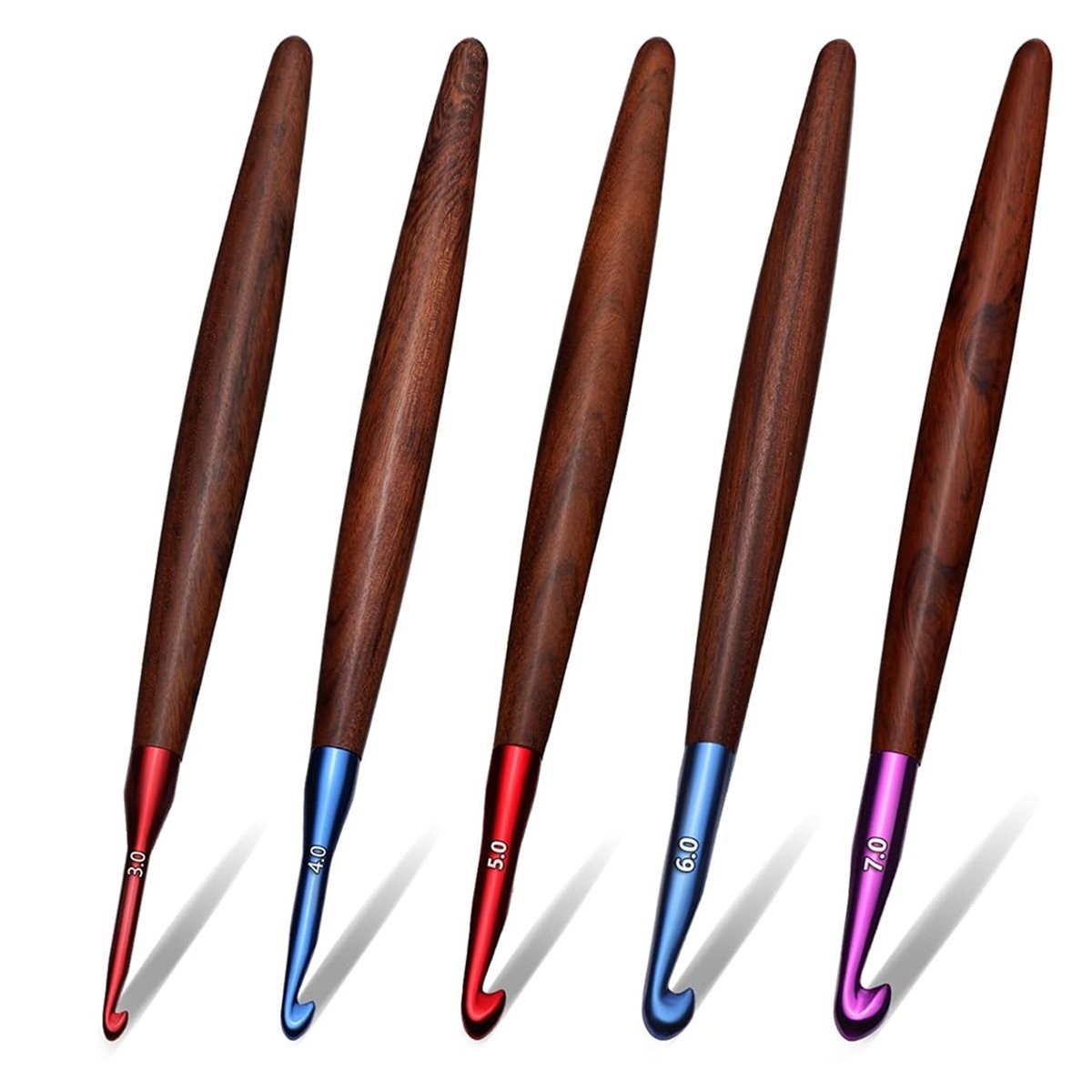 2026 Yeni Tığ Seti, Artritli E - Wooden Crochet Hooks Ergonomic Handle incelemesi ve fiyatı