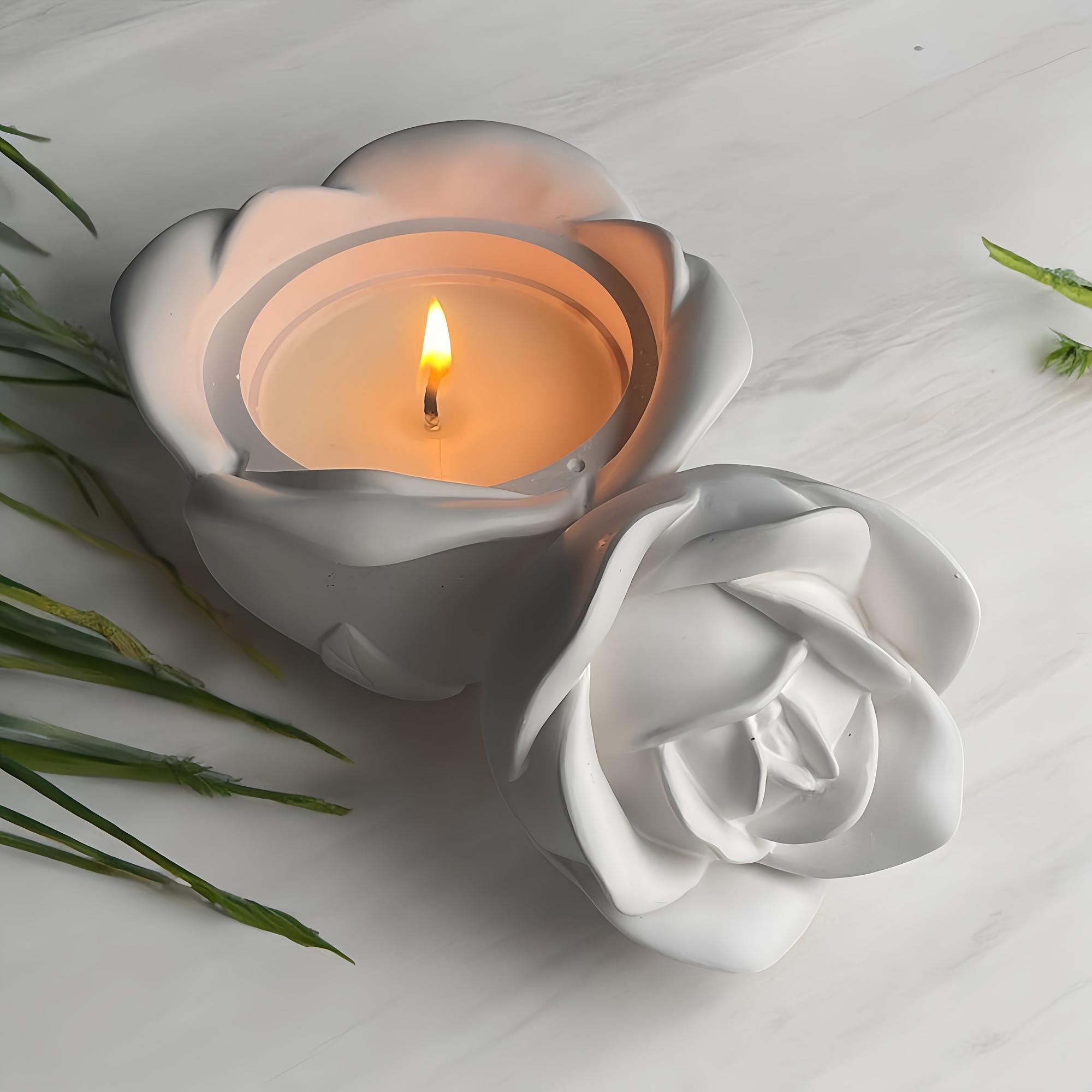 2 Parçalı Gül Şeklinde Silikon - Silicone Epoxy Resin Molds Set incelemesi ve fiyatı