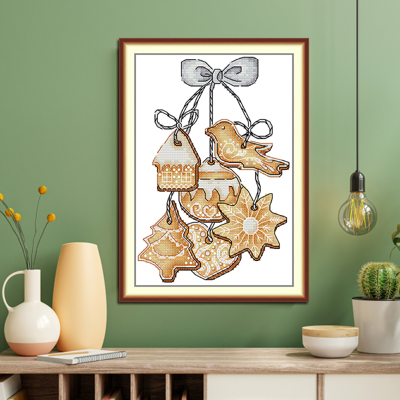 Rahatlatıcı Kurabiye Desenli K - Cross Stitch Stamped Kits Beginners incelemesi ve fiyatı