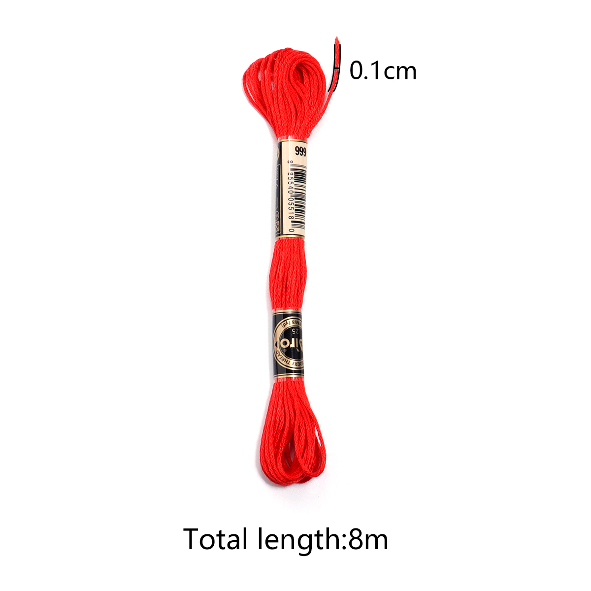 6 adet/grup Çok Renkli Polyest - Cotton Embroidery Thread Skeins incelemesi ve fiyatı