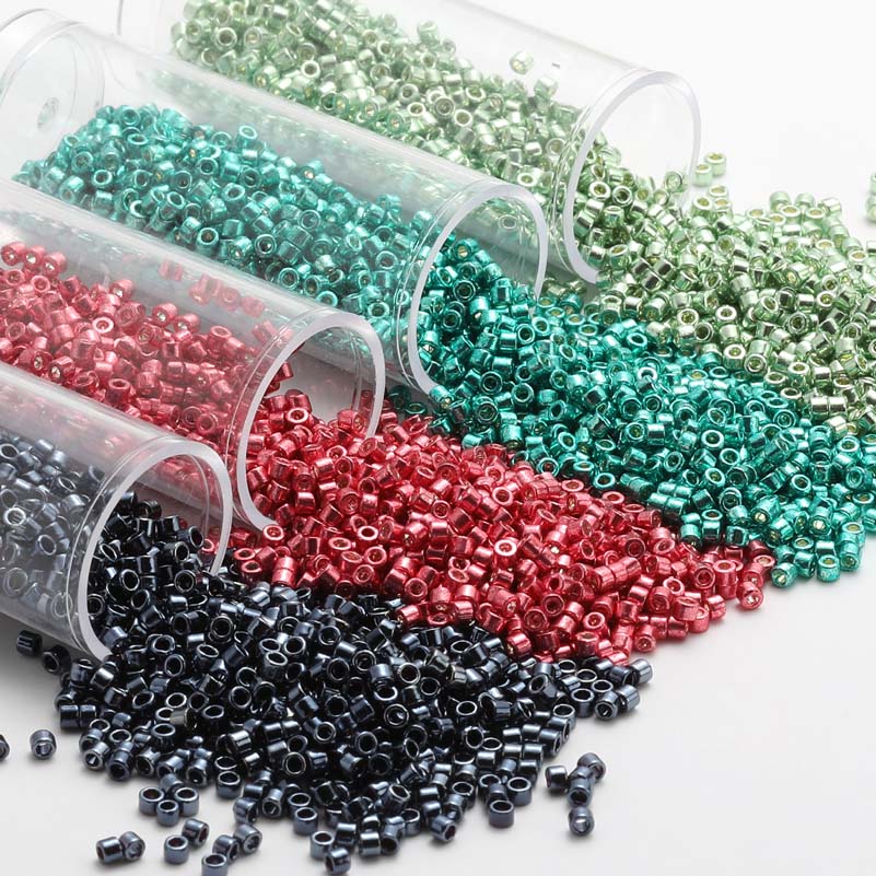 Japon MKU Cam Boncuk Metalik R - Glass Seed Beads 2Mm Jewelry Making incelemesi ve fiyatı