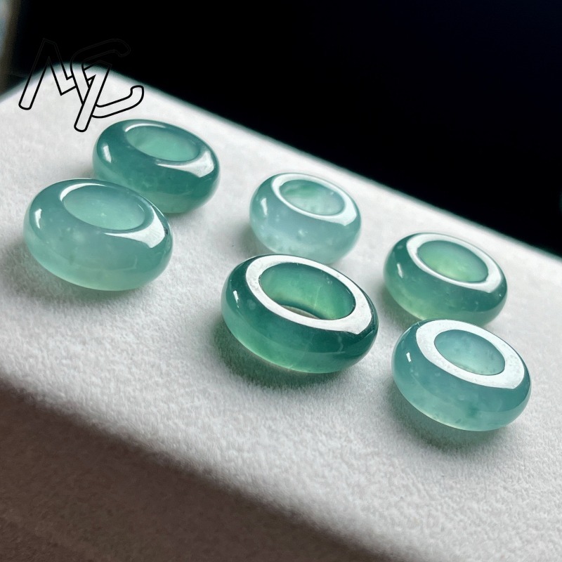 Doğal Zümrüt Mavi Su Şanslı Bo - Beading incelemesi ve fiyatı