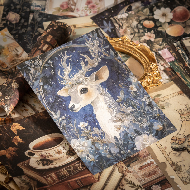 JIANQI 100 Adet Retro El Yapım - Vintage Junk Journal Scrapbooking Paper incelemesi ve fiyatı