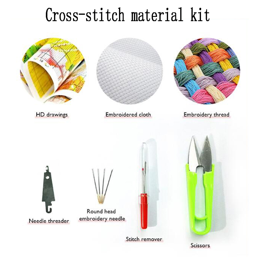 Çapraz dikiş nakış orman evi b - Cotton Embroidery Thread Skeins incelemesi ve fiyatı