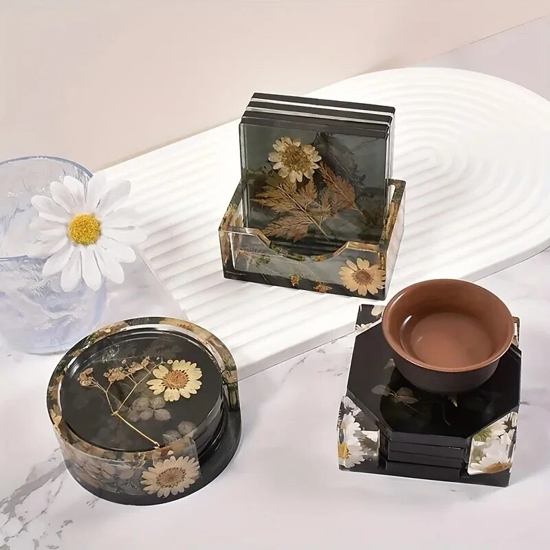 Coaster Reçine Kalıp Seti 1 ad - Silicone Epoxy Resin Molds Set incelemesi ve fiyatı