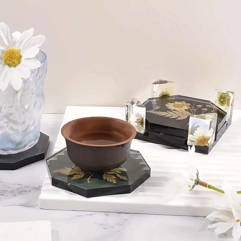 Coaster Reçine Kalıp Seti 1 ad - Silicone Epoxy Resin Molds Set incelemesi ve fiyatı