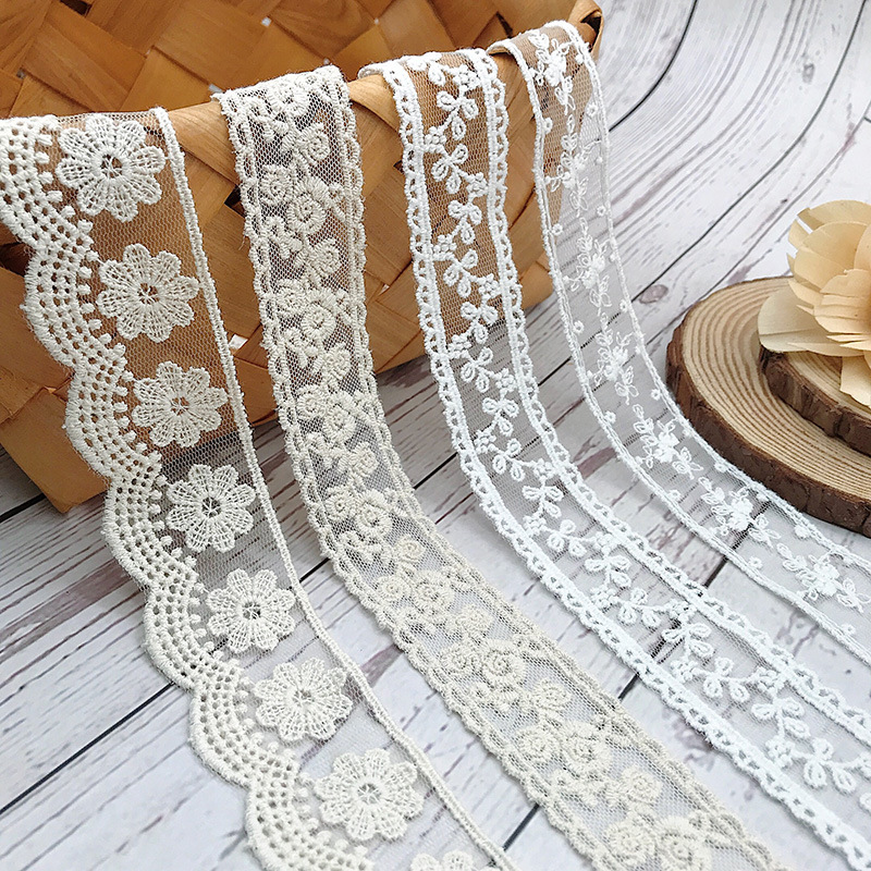 3 Yards/Lot Nakış Beyaz Bej Pa - Cotton Embroidery Thread Skeins incelemesi ve fiyatı