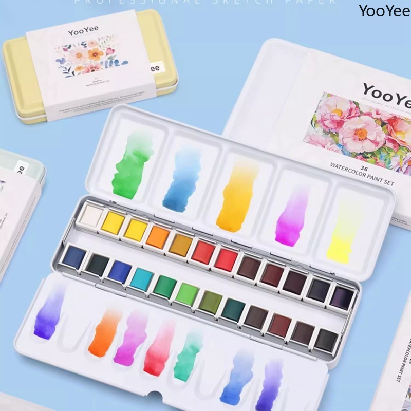 YooYee Katı Suluboya Boya Seti - Watercolor Paint Set Solid Pigment incelemesi ve fiyatı