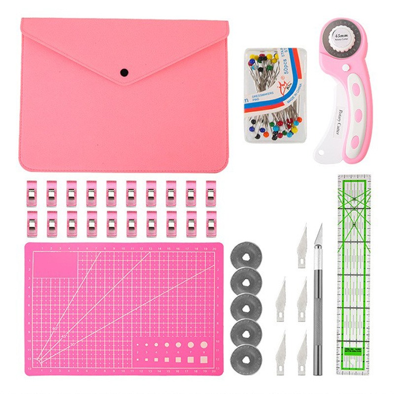 Döner Kesici Seti Pembe - Kapi - Rotary Cutter For Fabric 45Mm incelemesi ve fiyatı
